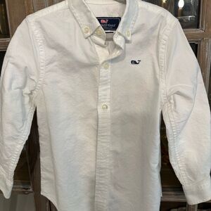 Vineyard Vines Toddler Boy White Button-Down Shirt
